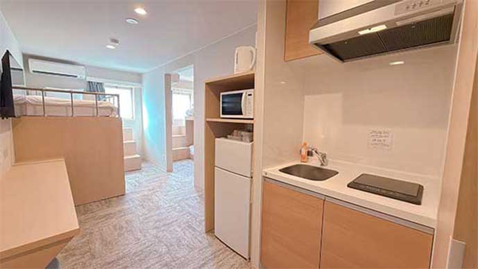 5人部屋(キッチン付き）の写真